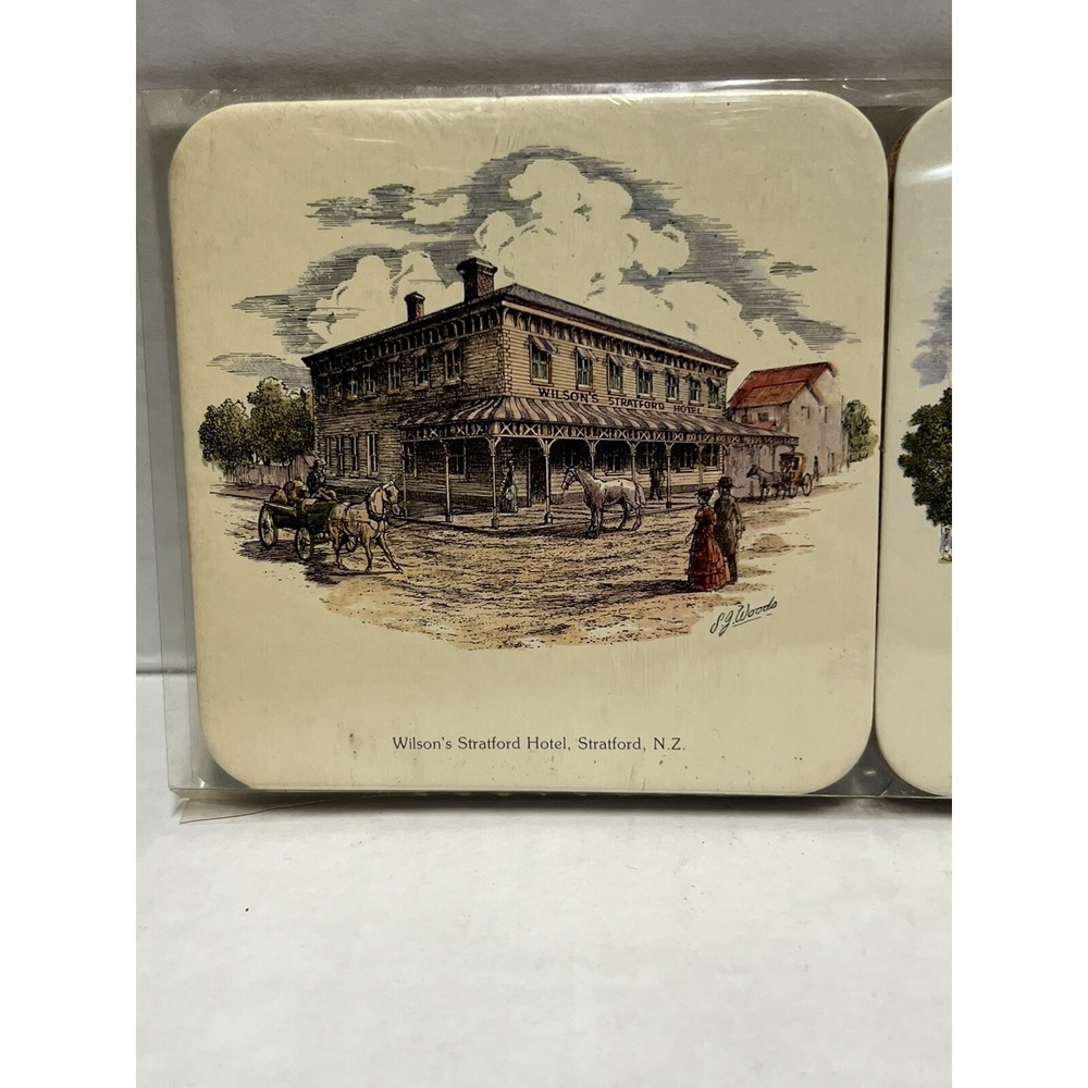 Drink Coasters‎ New Zealand Set of 6 Places Travel Memorabilia Jasón Brand - Picture 5 of 9